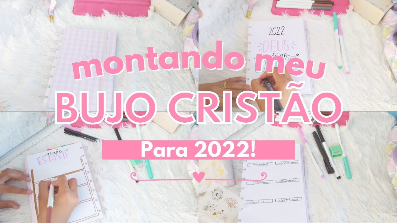 Montando meu Bullet Journal Cristão para 2022! 💕