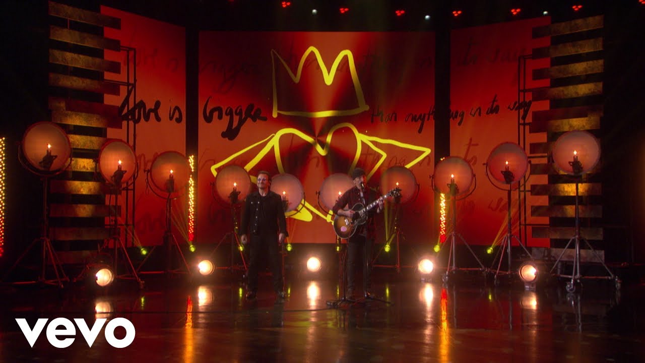 U2 - Love Is Bigger Than Anything In Its Way (Live On The Ellen DeGeneres Show)