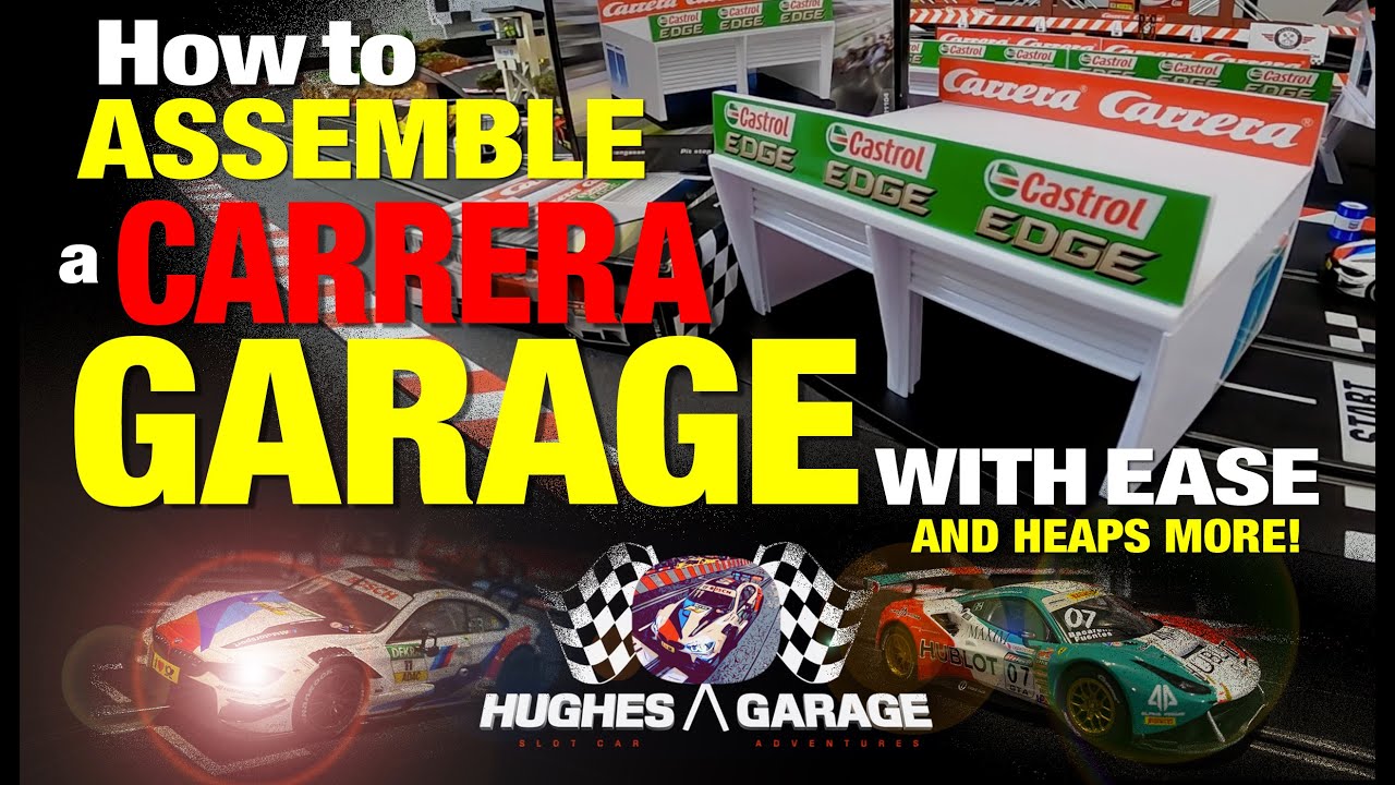 Carrera Pit Lane Garage Build - Hughes Garage SCA Ep 6
