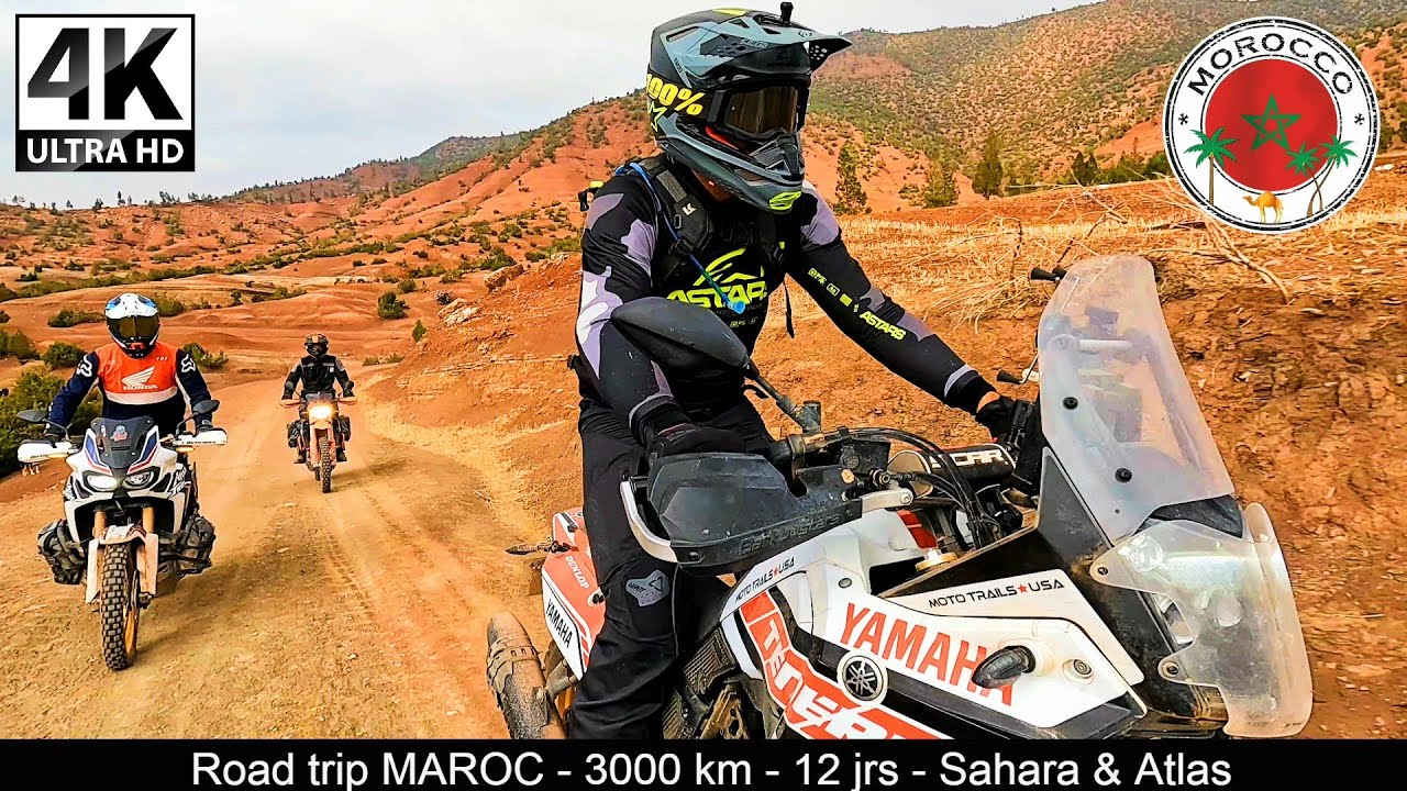 Road trip moto au MAROC de Nador au Désert du Sahara en passant par l'Atlas 3 000 km -  + Traces GPX
