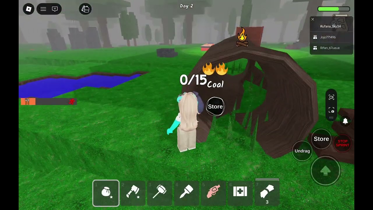 Playing 99 in the forest with joela 