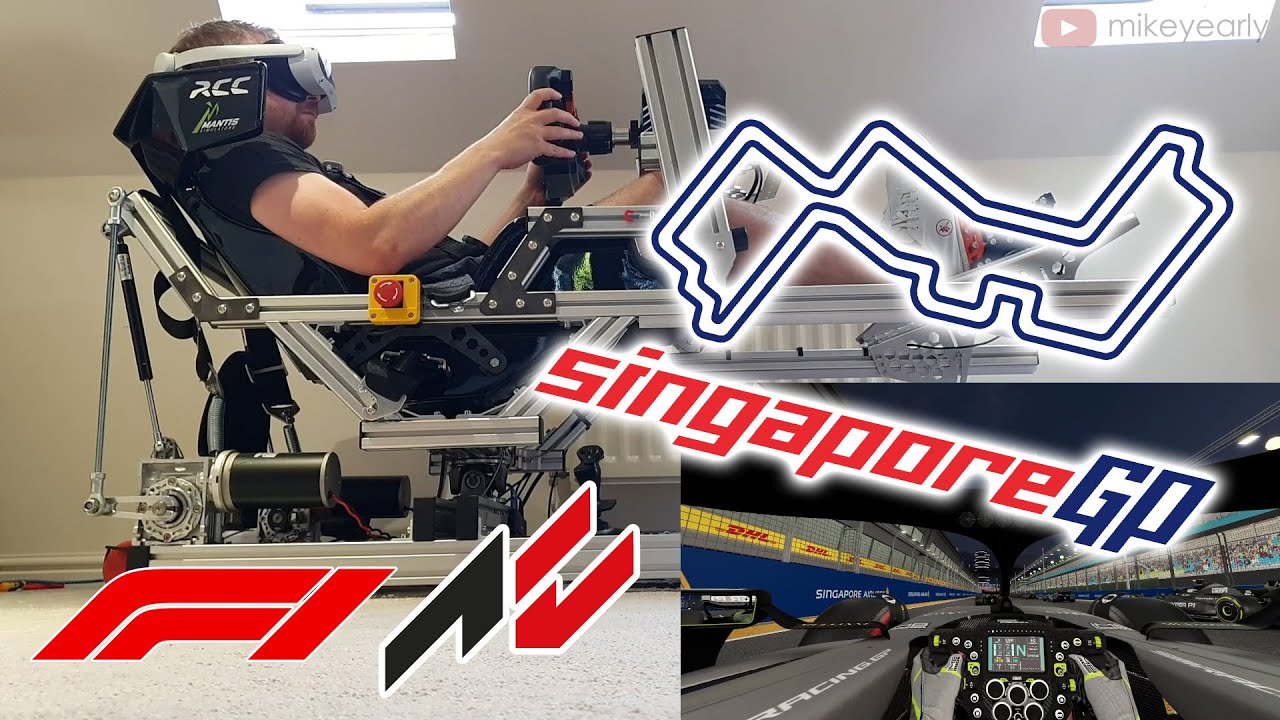 1 Lap race of Singapore circuit starting at the back - where will I finish? Will I survive?!