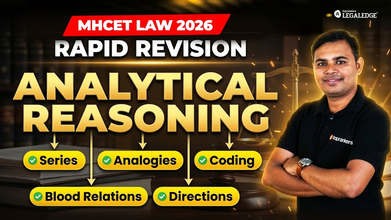 MHCET Law 2026 | Logical Reasoning (Analytical) Rapid Revision | Mukesh Sir | LegalEdge