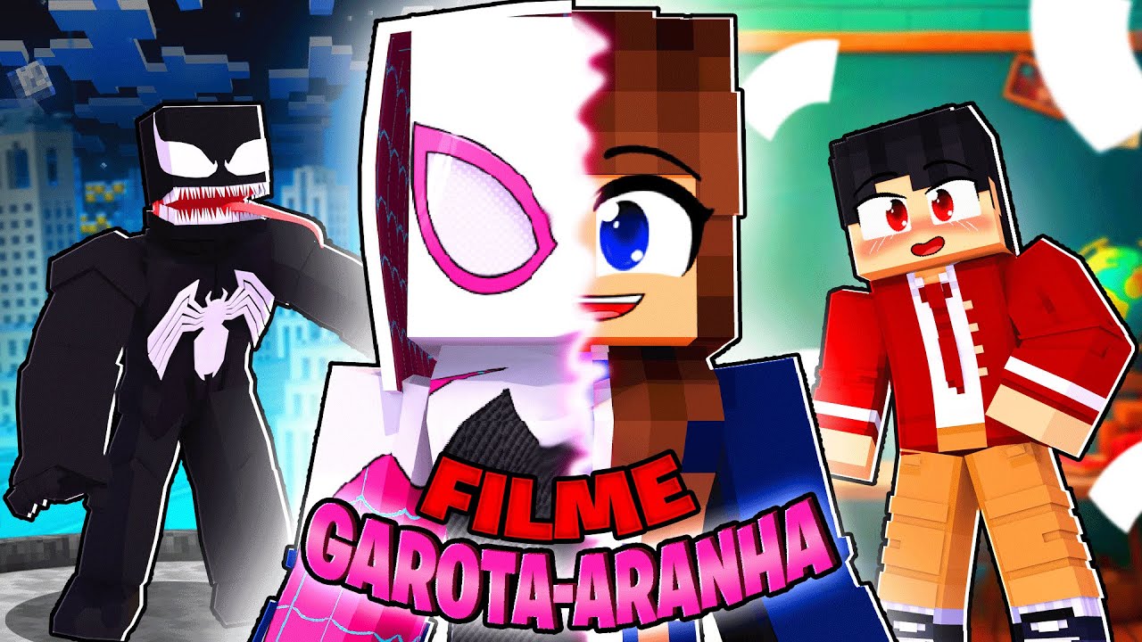 A HISTÓRIA da GAROTA ARANHA - FILME no Minecraft ◂Miika▸