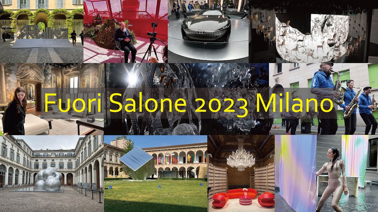 Fuori Salone 2023 Milano Digest Video 4K
