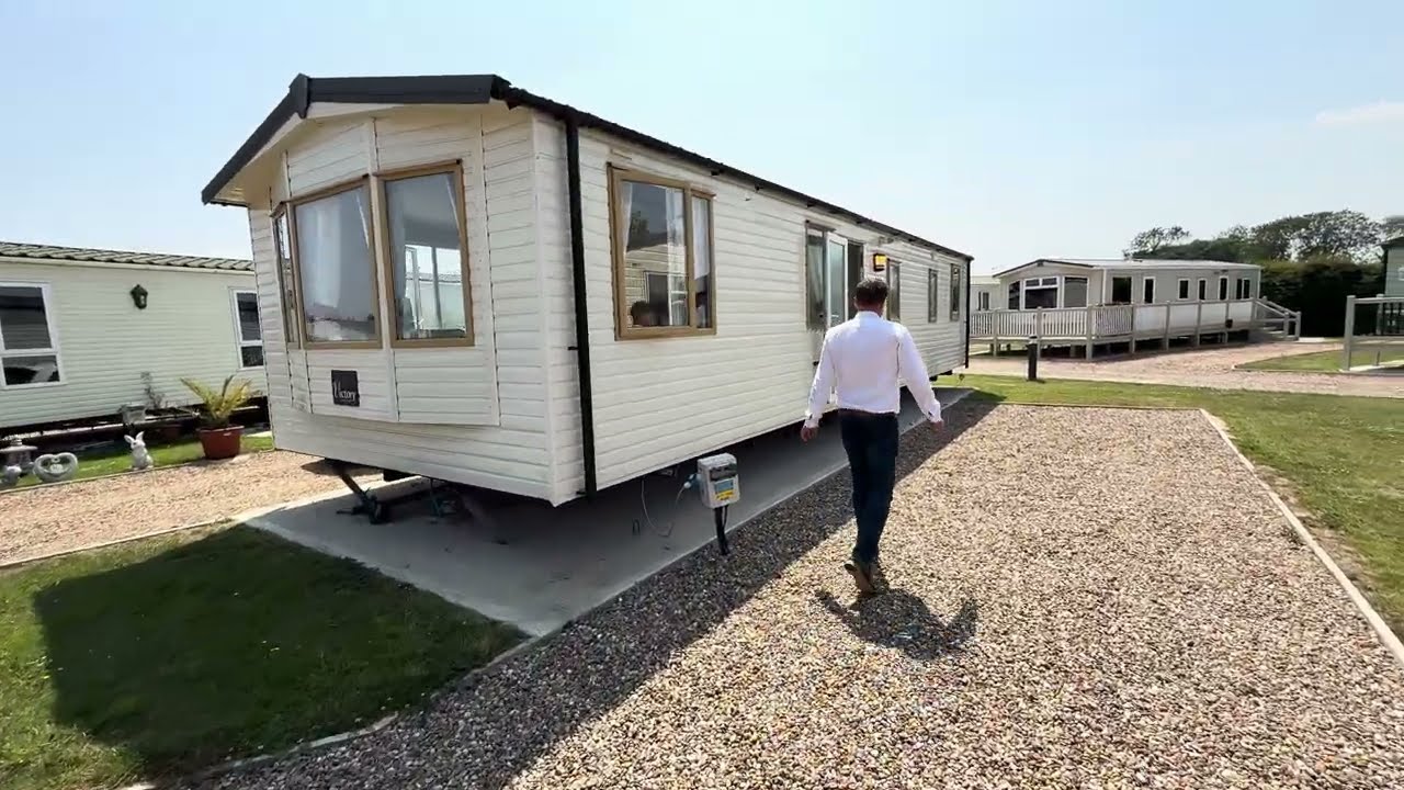Stunning 38x12.6ft 2-Bedroom Cheap Static Caravan Available On A 12-Month Park Near Skegness!