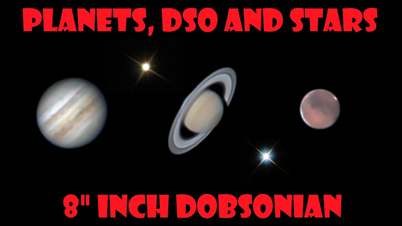 Planets, DSO and Stars through an 8