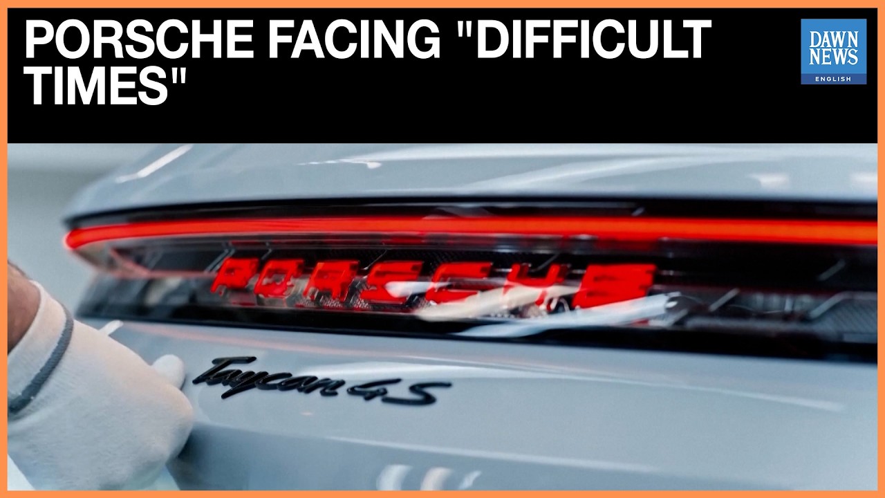 Porsche CEO Warns Company Facing “Difficult Times” Amid Global Challenges | Dawn News English