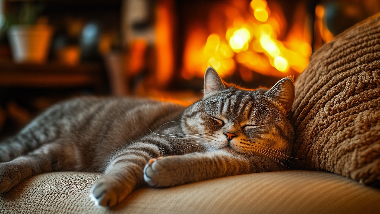 Relaxing Music For Cats 🐈 Soothing Sounds for Deep Sleep, Insomnia Relief and Relaxation