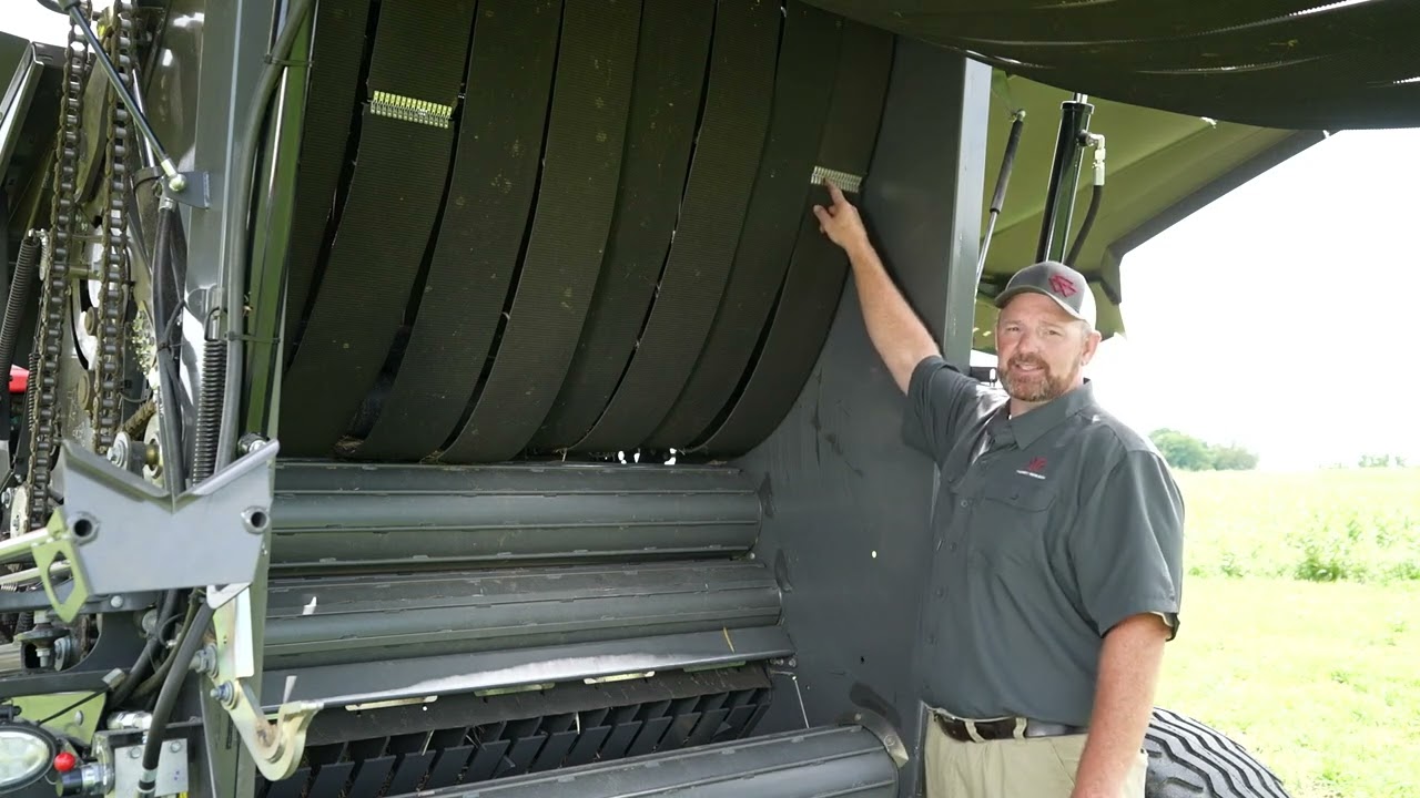 Walk Around   Hesston by Massey Ferguson 1 Series Round Balers