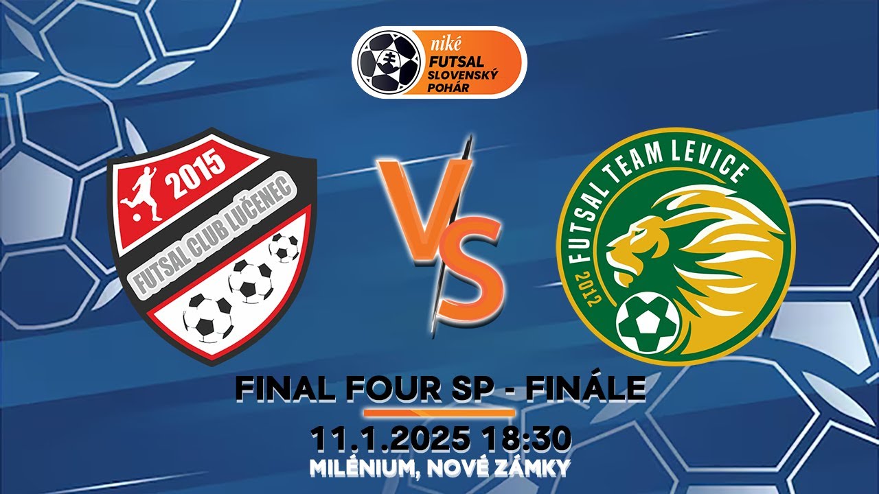FINAL FOUR o SP Finále: MIMEL LUČENEC - Futsal Team LEVICE