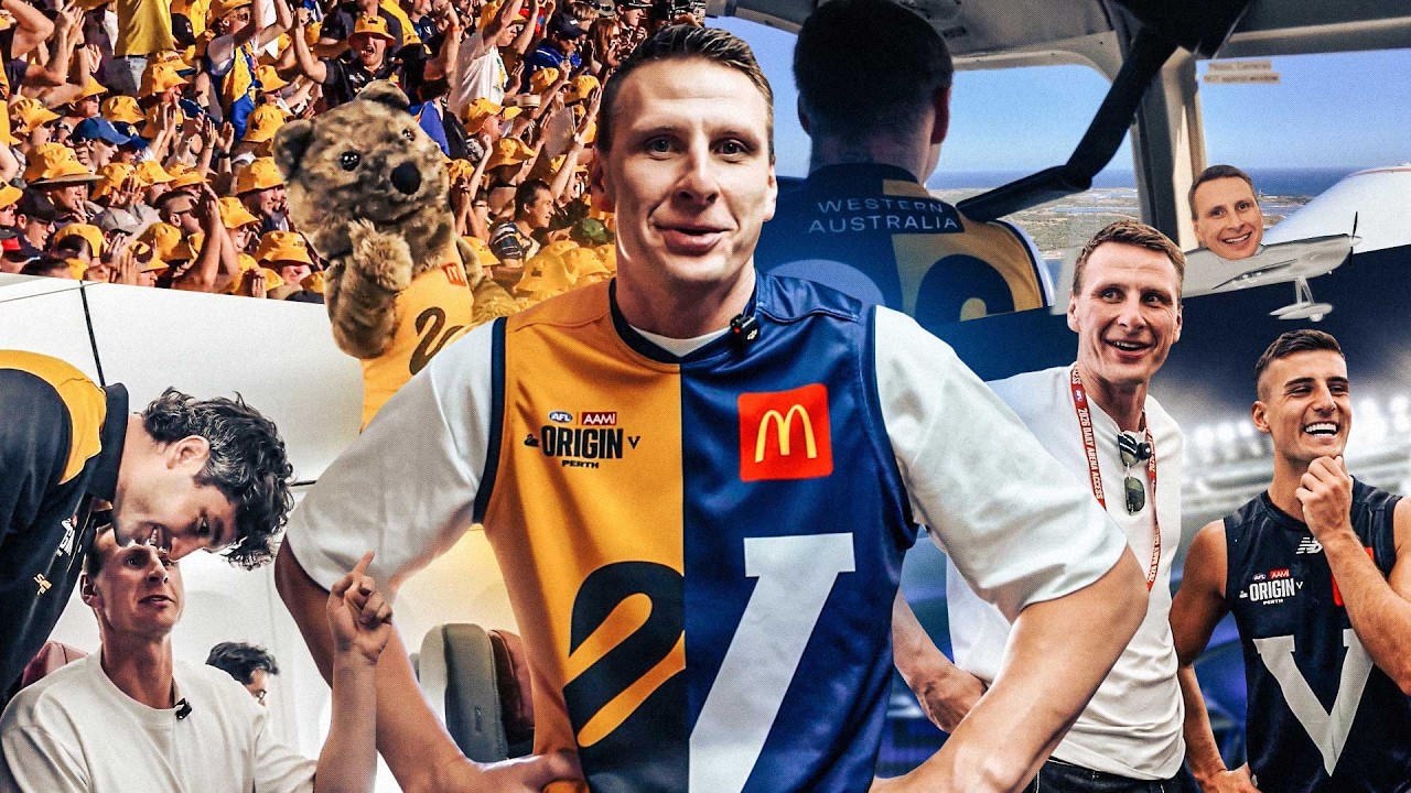 We let Daniel Gorringe RUN WILD at AFL Origin 🤯