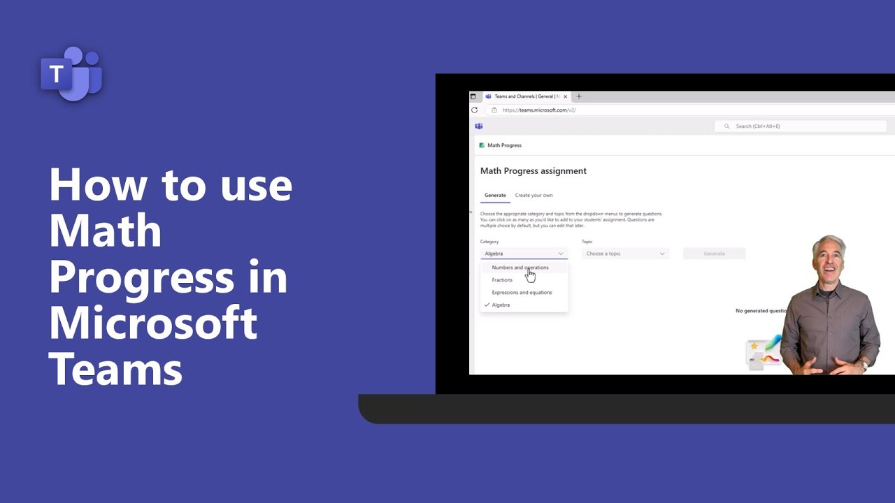 Как использовать Math Progress в Microsoft Teams для образования
