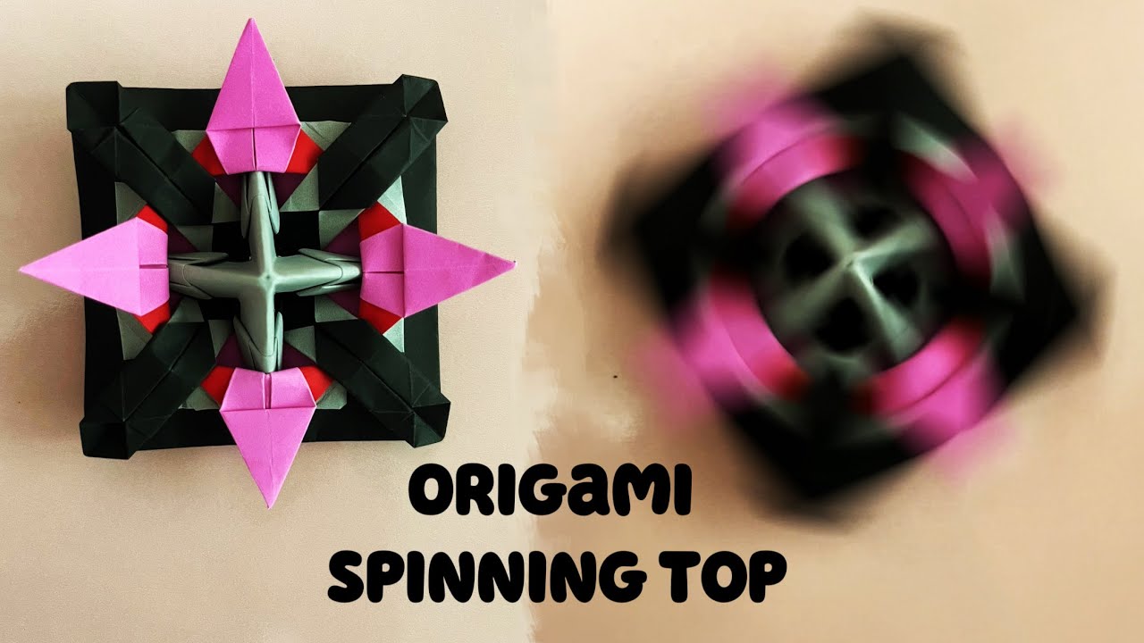 Origami Spinning Top/ Paper Spinning Top