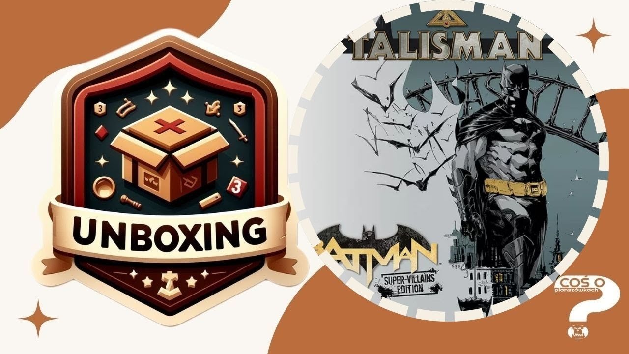 Co jest w środku? 🦇 Talisman: Batman (Super-Villains Edition) | Unboxing PL
