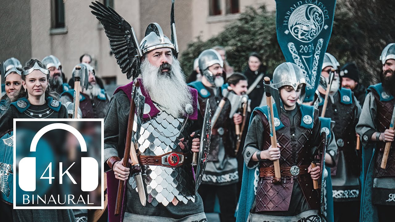 Up Helly Aa🔥Morning Parade - Lerwick Fire Festival [1/3]