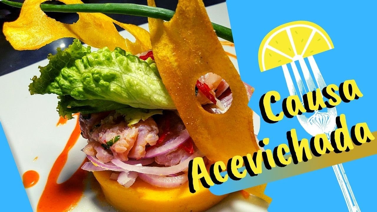 CAUSA ACEVICHADA #ceviche #causa #comidaperuana #trucha