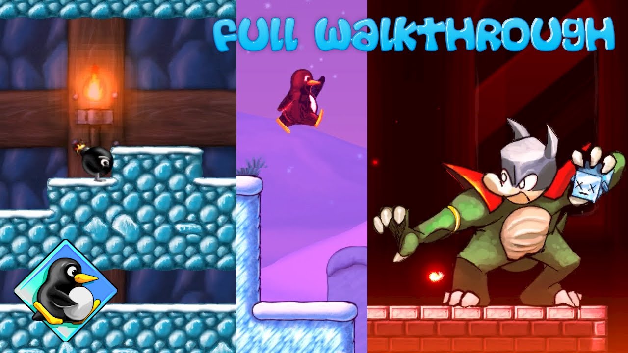 Super Tux Classic - Full walkthrough