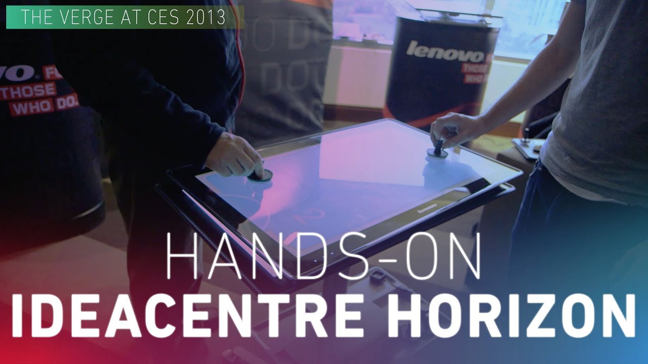 Computer transforms into table: Lenovo IdeaCentre Horizon