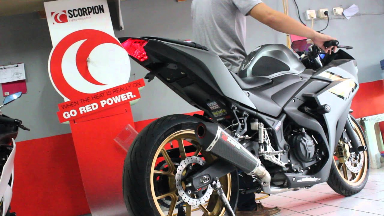 SCORPION EXHAUST YAMAHA YZF R25/R3/MT25 by One3Motoshop