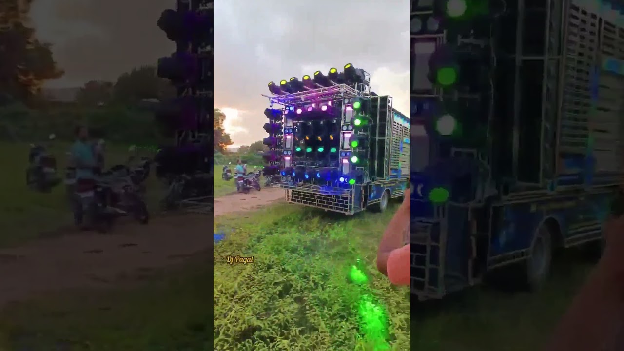 Dj pala✅l lights 😱 road slow bass 😱 #dj #shorts