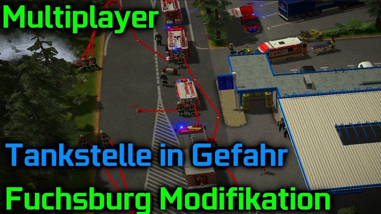 Tankstelle in Gefahr beim Waldbrand | Fuchsburg Modifikation | Multiplayer