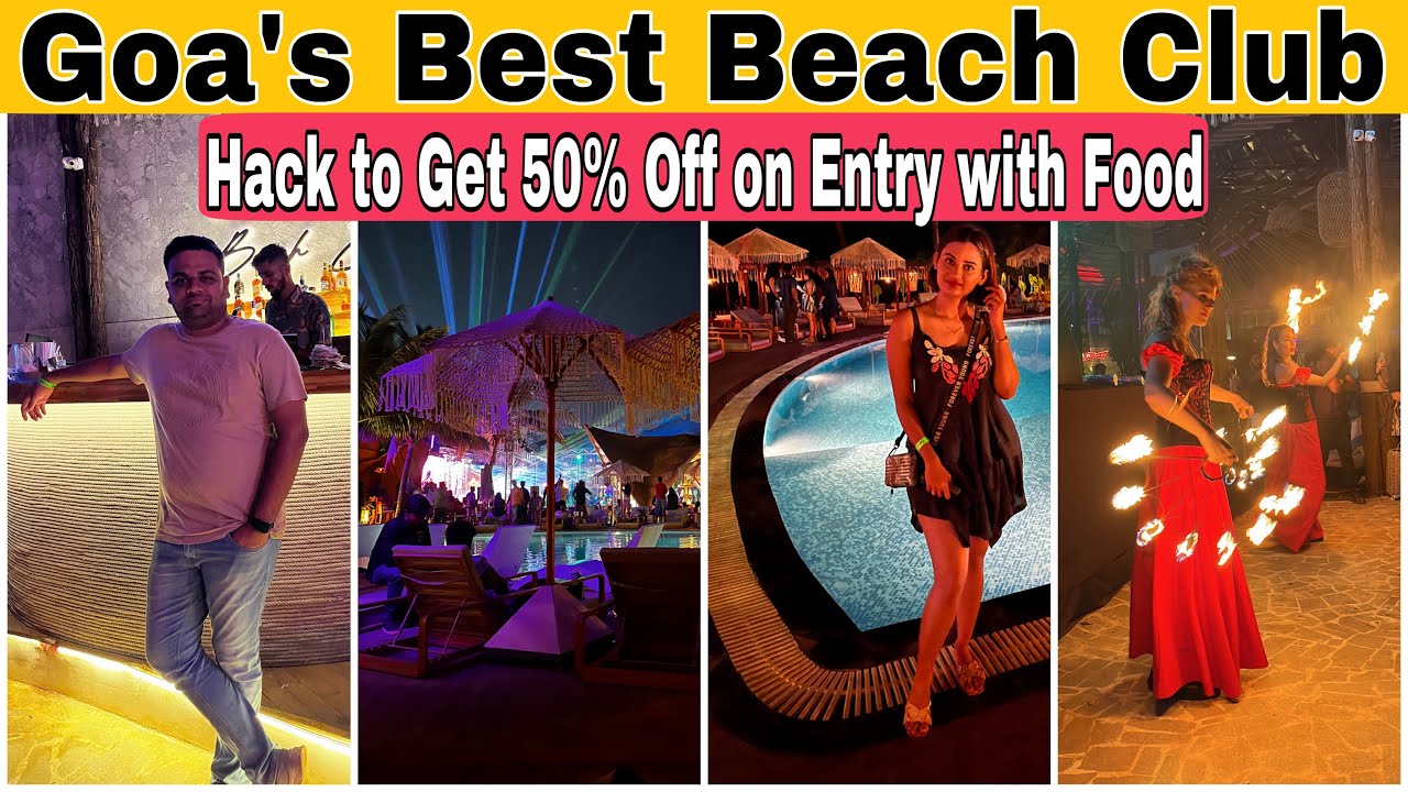 Goa’s Best Beach Club ‘NOAH’ | Best Cafe in Goa | Hack to Get 50%off on Entry with Food | Goa Cafes