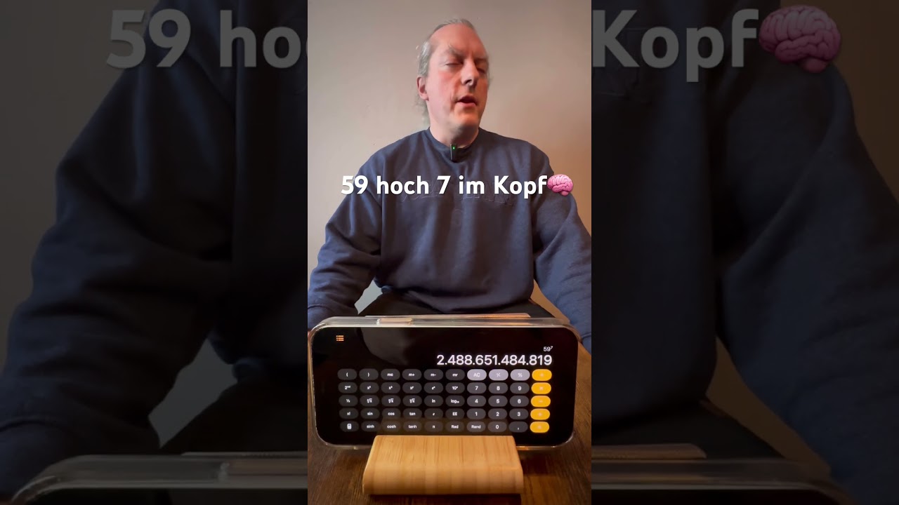 Weltrekordhalter im Kopfrechnen 