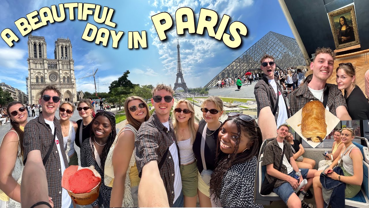 WE FELL IN LOVE WITH PARIS IN A DAY! - LOUVRE - EIFFEL TOWER - NOTRE DAME - ARC DE TRIOMPHE