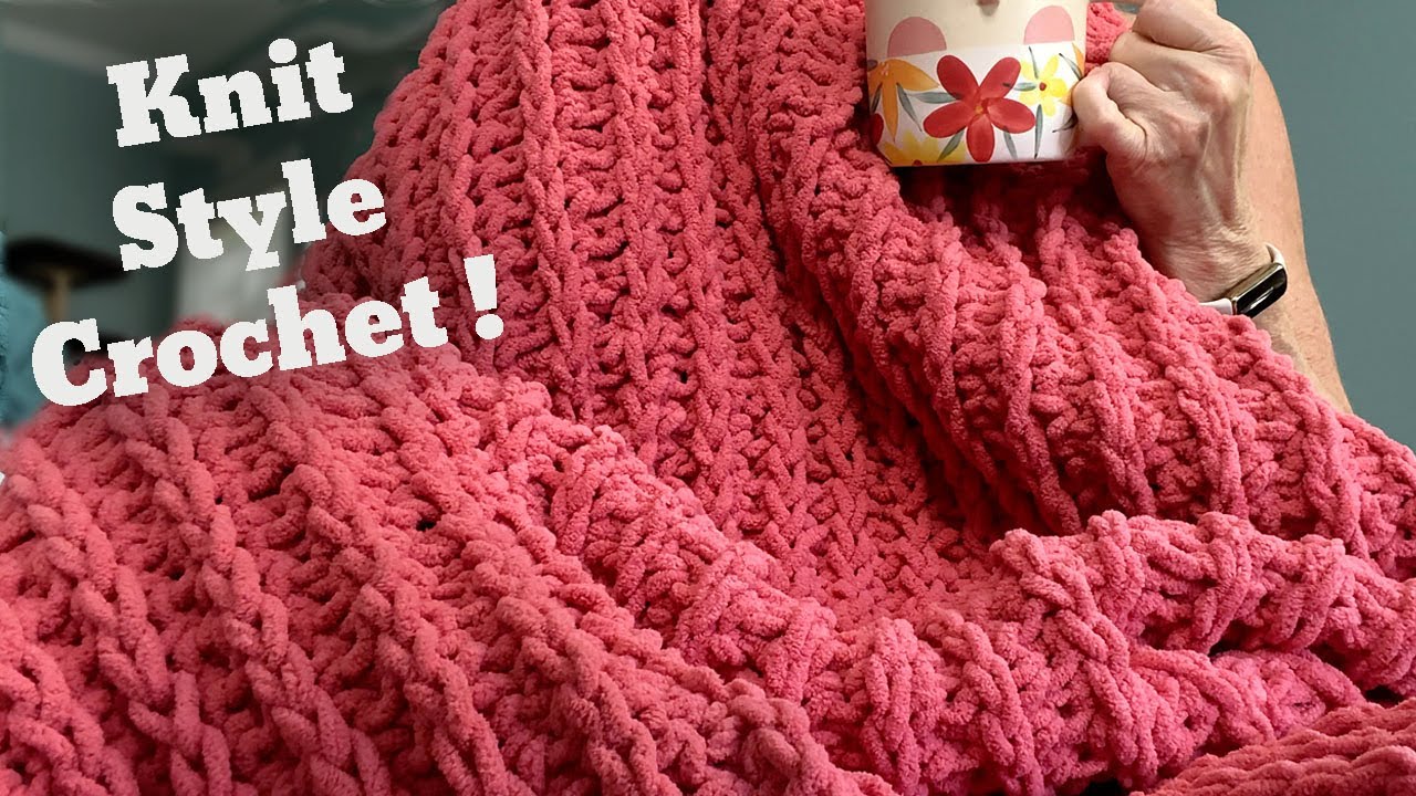 ЛЕГКОЕ объемное одеяло для выходных 🧶 С вариантом для начинающих 🤩