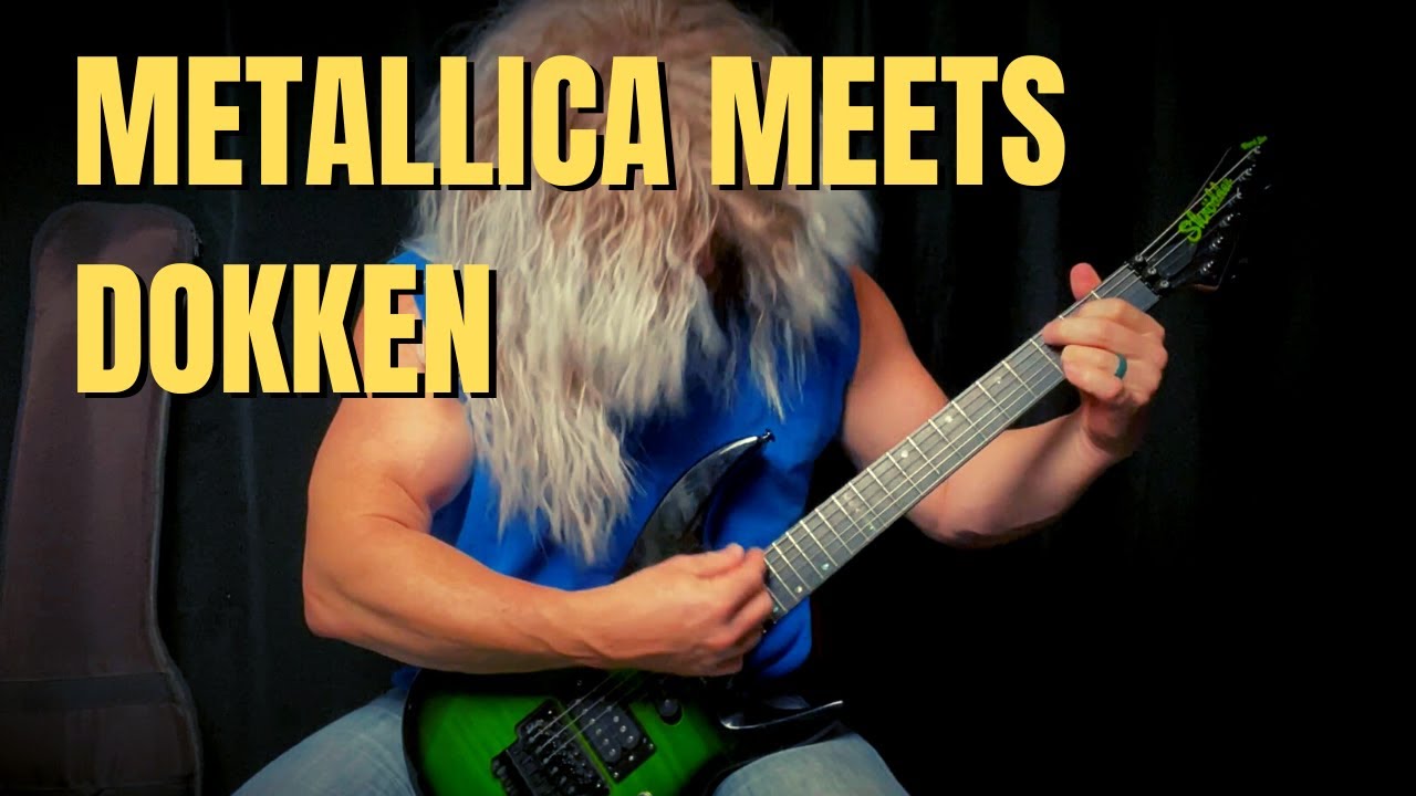 Metallica Meets Dokken Metal Guitar Riff Lesson