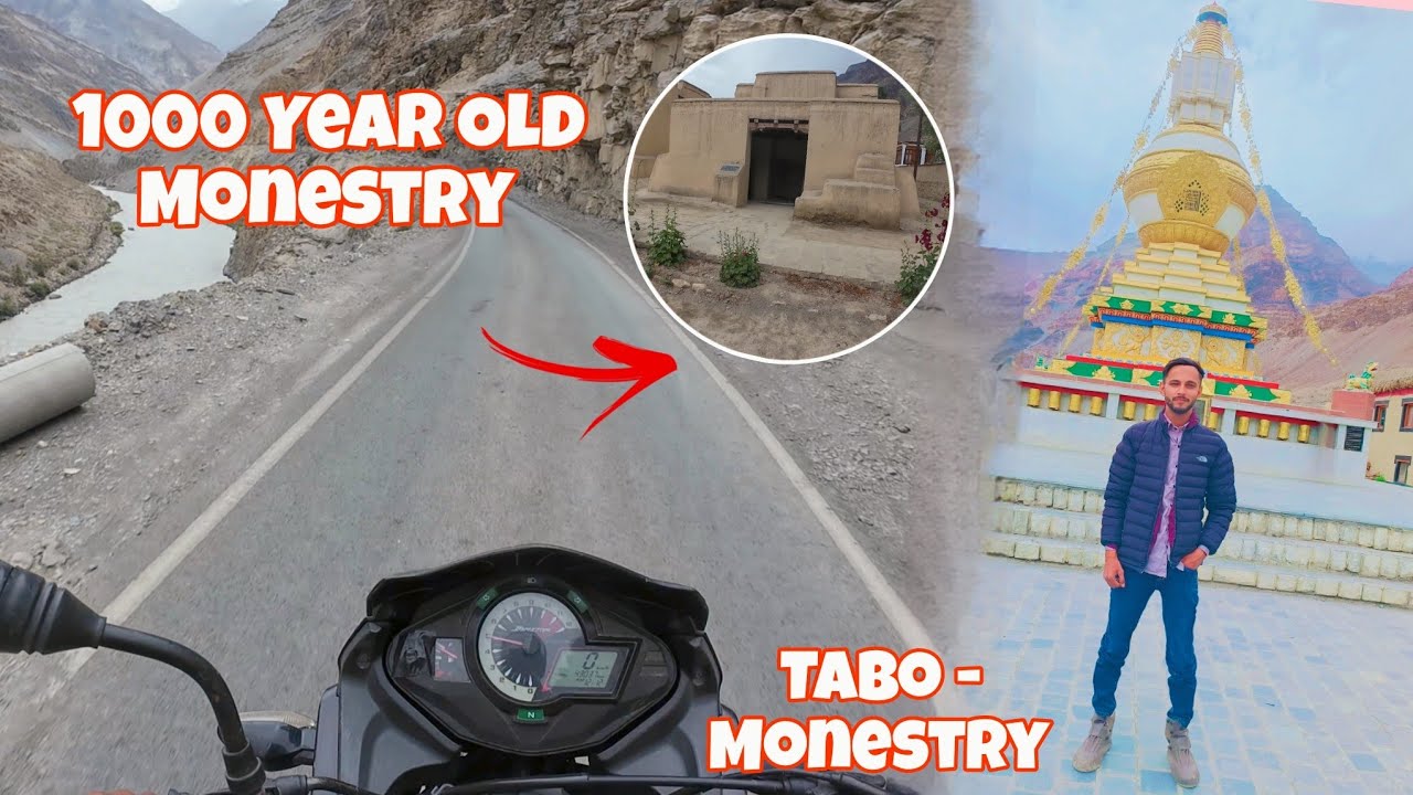 Exploring The 1000 Year Old Tabo Monestry in Spiti Valley || BikerSanif