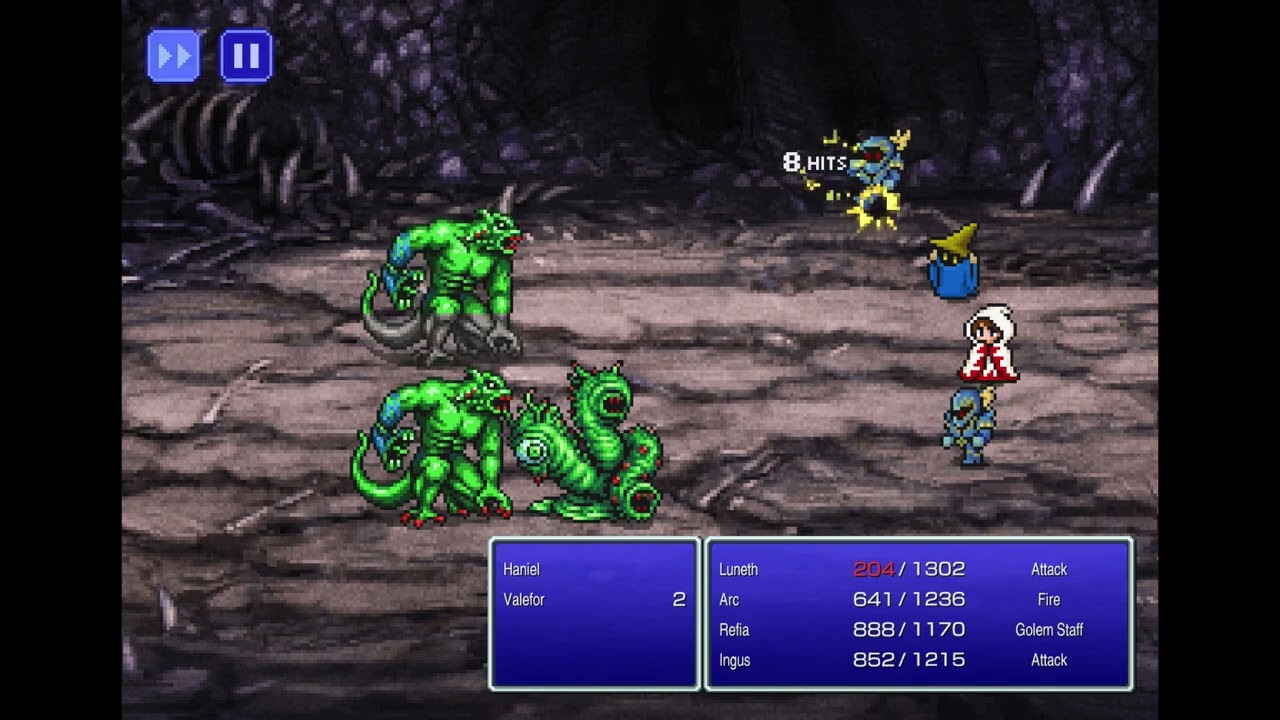 Battle 1 - Final Fantasy 3 Pixel Remaster