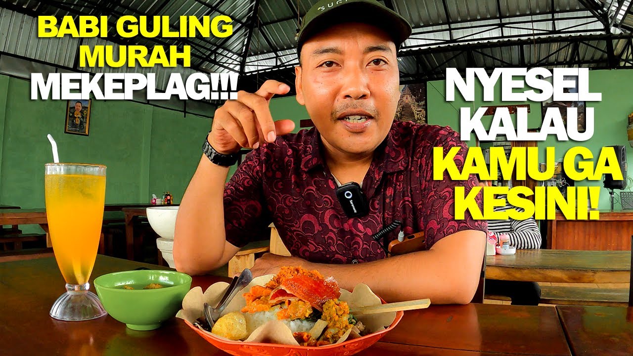BABI GULING MUDAH MEKEPLAG DI ANGGUNGAN MENGWI