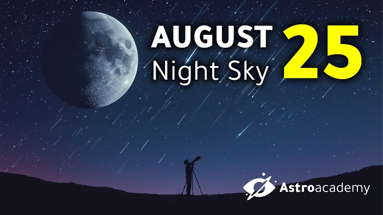 August Sky 2025: Perseids, conjunctions, and a strange double first quarter moon