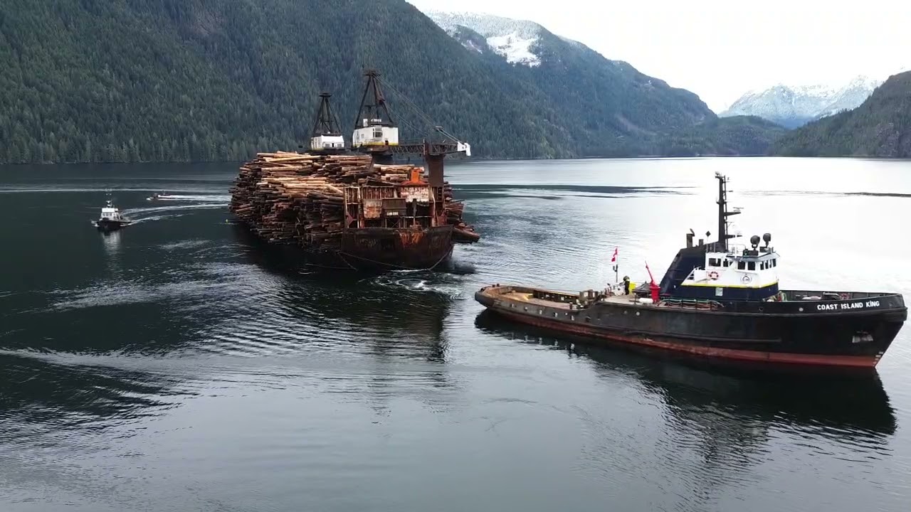 Log Barge, Gold River BC