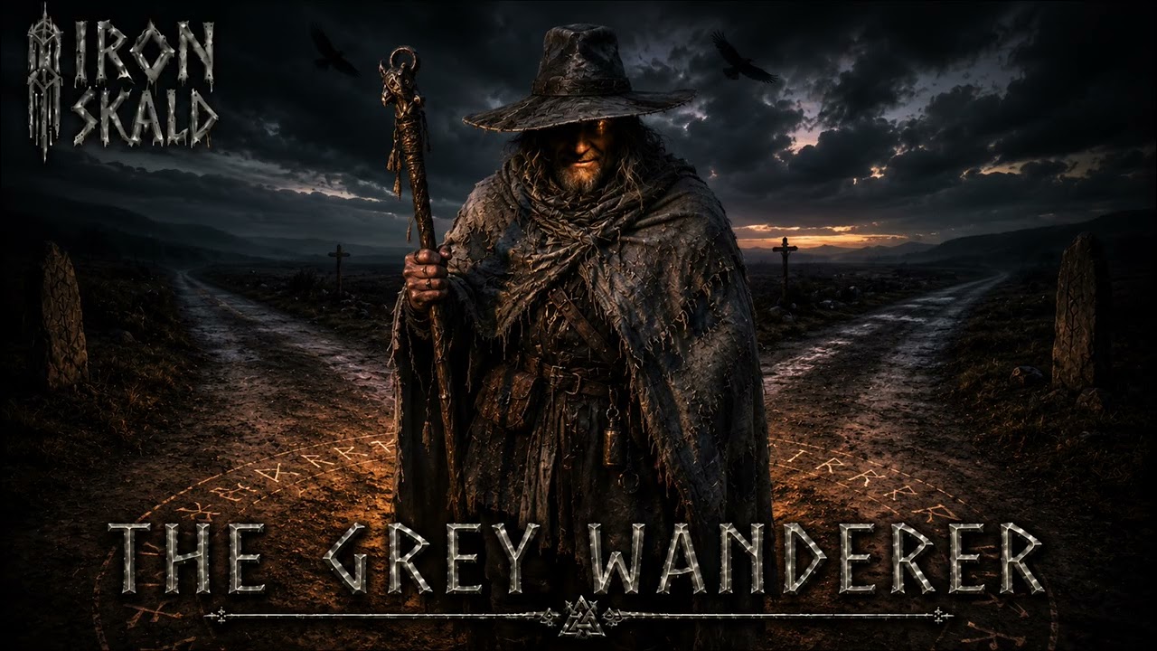 🧙&zwj;♂️🦅 The Grey Wanderer &ndash; Epic Viking Folk Rock | Odin Walks Among Men | IRON SKALD