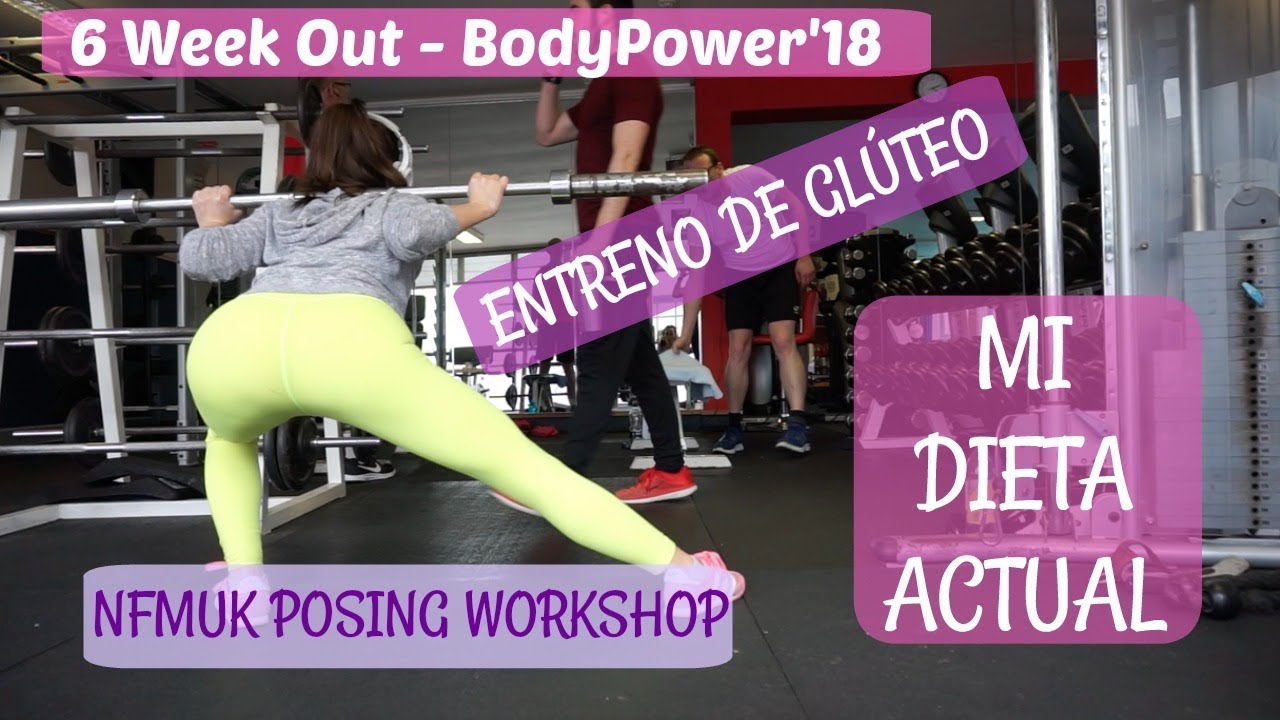♡ NFMUK Posing workshop + Entreno de Glúteo + Que como en un día ♡ 6 weeks out - Road to BodyPower