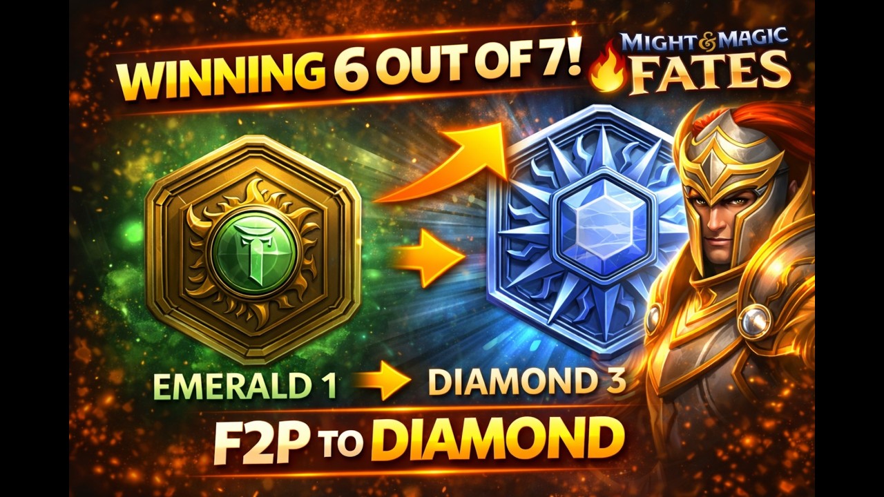 Emerald 1 to Diamond 3!  6–1 Ranked Climb with F2P Deck | Might & Magic Fates