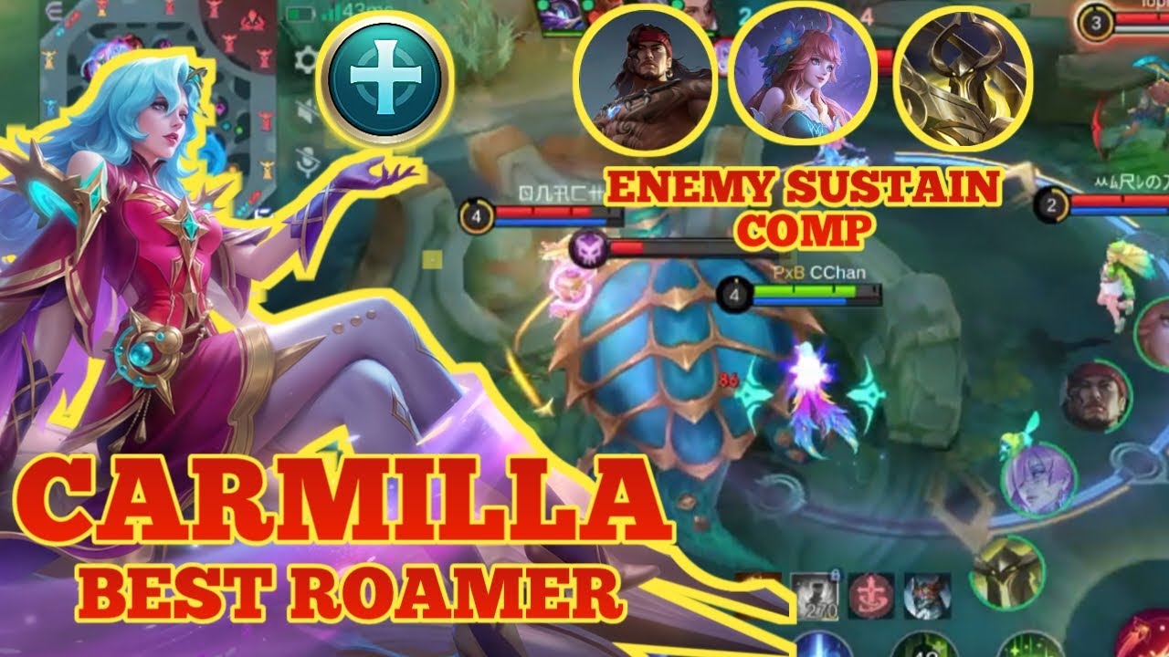 Tanky Line Up?...CARMILLA ULT SHREDDING TIME!!!!! | MLBB English Commentary