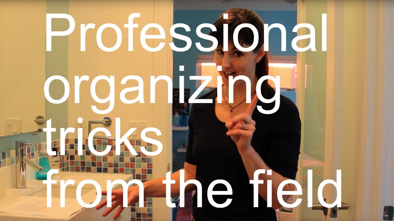 professional organizing tricks from the field