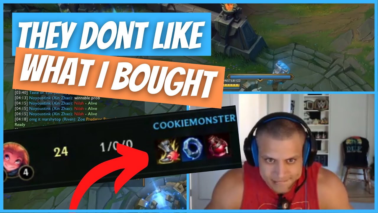 Tyler1 gets FLAMED because of his ITEMBUILD (Ultimate Bravery)