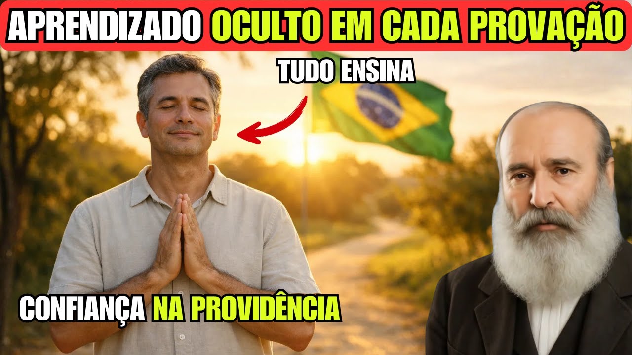 HÁ UM APRENDIZADO OCULTO EM CADA PROVAÇÃO! CONFIANÇA NA PROVIDÊNCIA! PSICOGRAFIA BEZERRA DE MENEZES