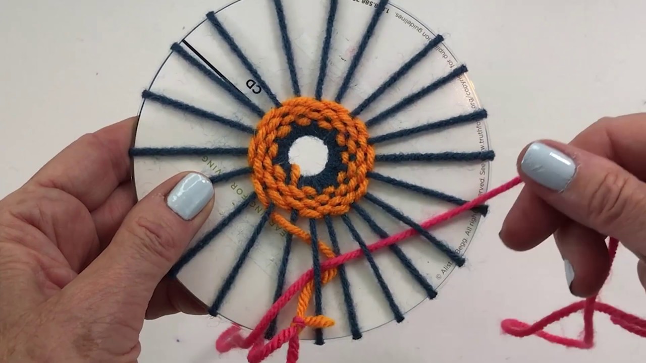 CD Weaving Lesson with Mrs Hoover's Art Class