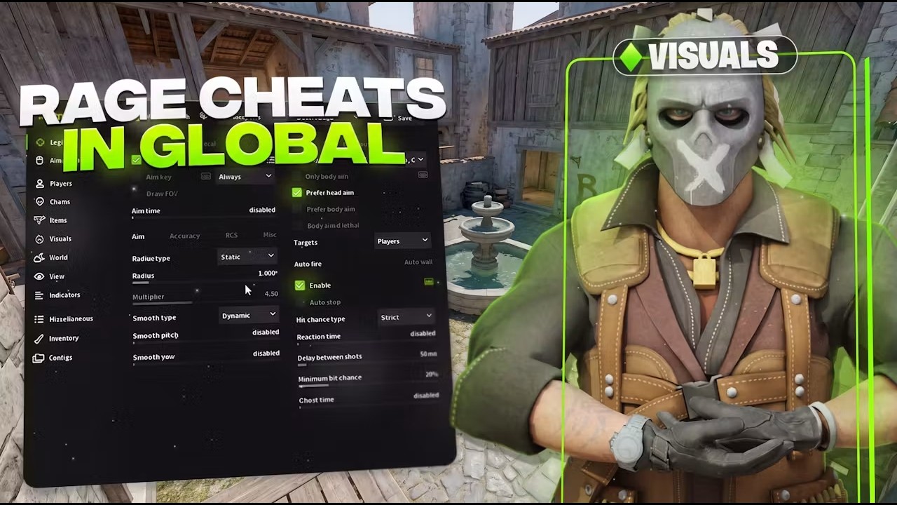 Как использовать чит №1 для CS2 и не получить бан в GLOBAL ELITE