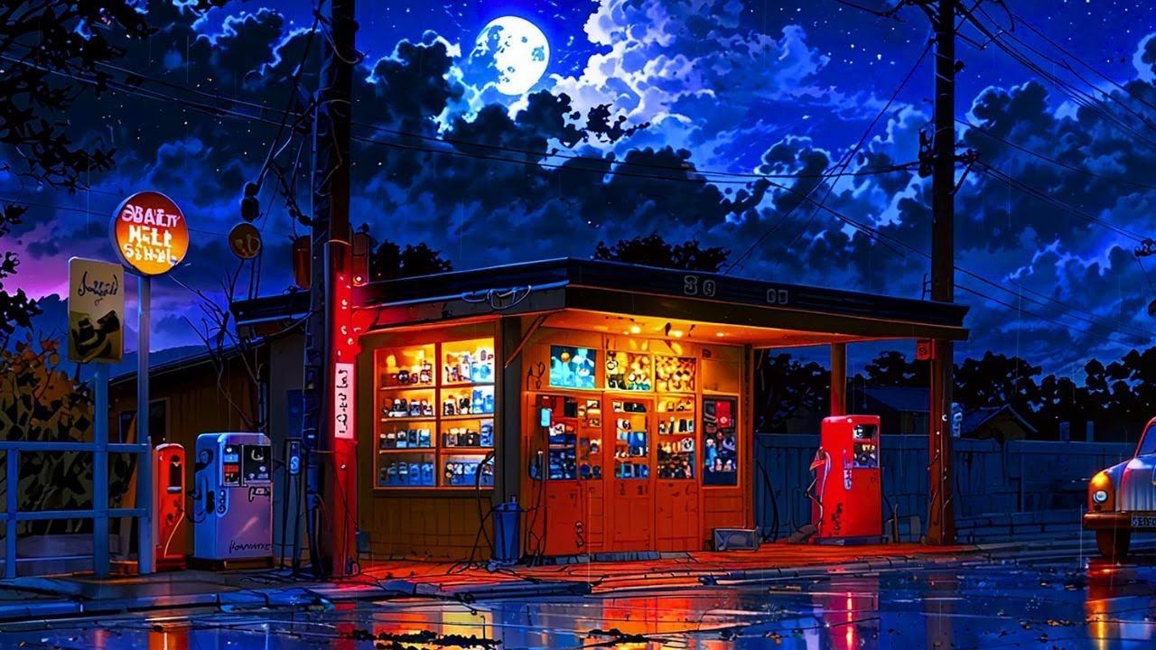 Soft Rain, Neon Reflections, and a Night That Feels Endless