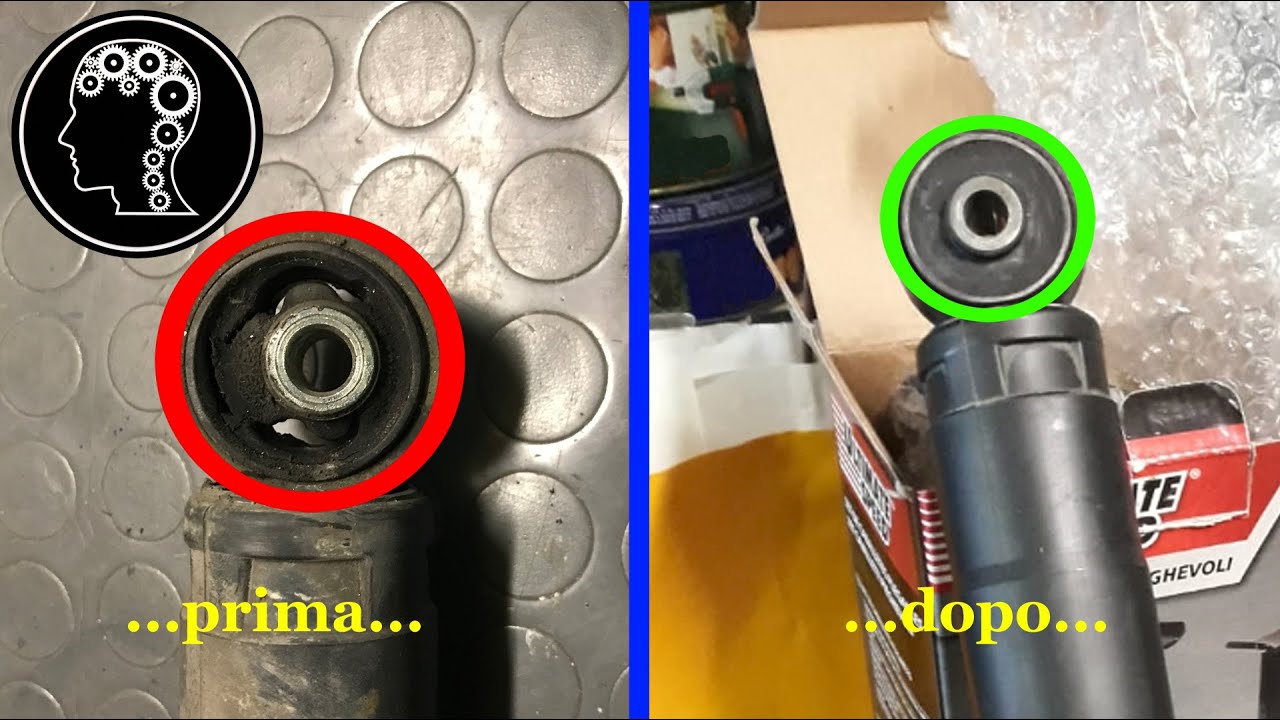 ammortizzatore auto posteriore rumoroso risolto : era soltanto un silent-block