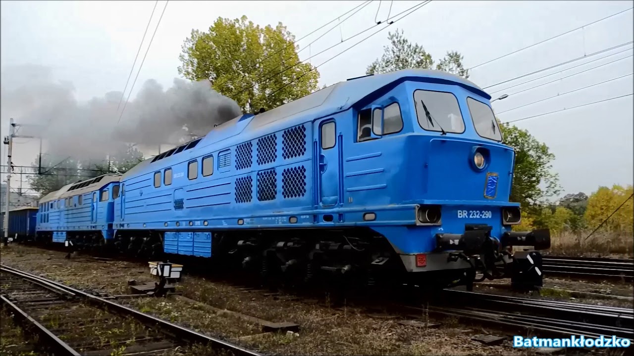 Ludmiły BR232 na Polskich torach