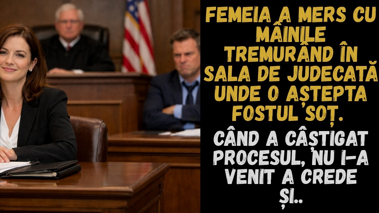 Femeia a mers tremurând în sala de judecată unde o aștepta fostul soț, ea a fost șocată de ce a fost
