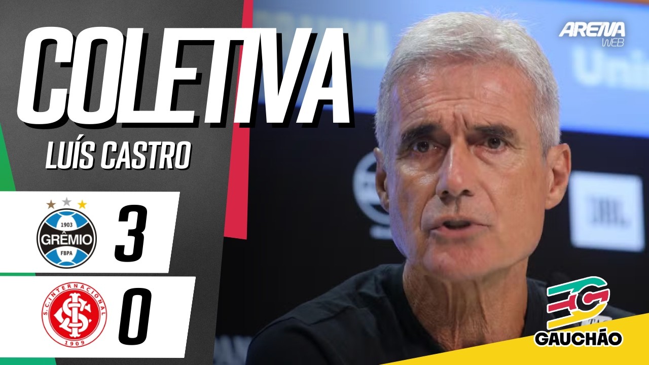COLETIVA LUÍS CASTRO | AO VIVO | Grêmio x Internacional - Gaúchão 2026